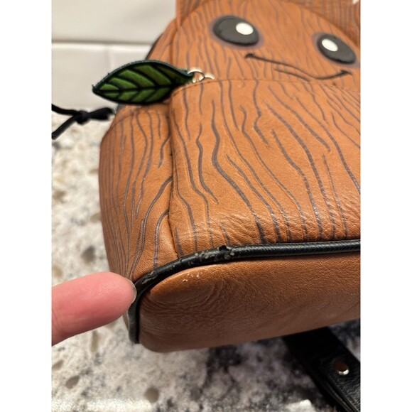 Loungefly Marvel Guardians Of The Galaxy Tree Stump Groot Mini Backpack main image 9